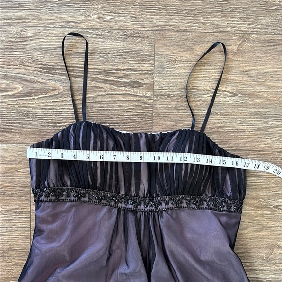 Nicole by Nicole Miller Women's Size 12 High Low Formal Dress Purple Bubble Hem - Picture 6 of 14